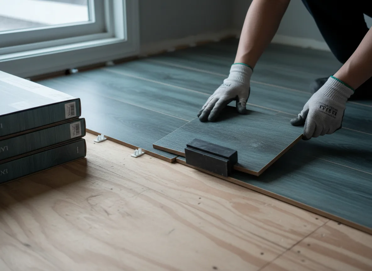 Luxury Vinyl Plank Installation company in Almont, ND